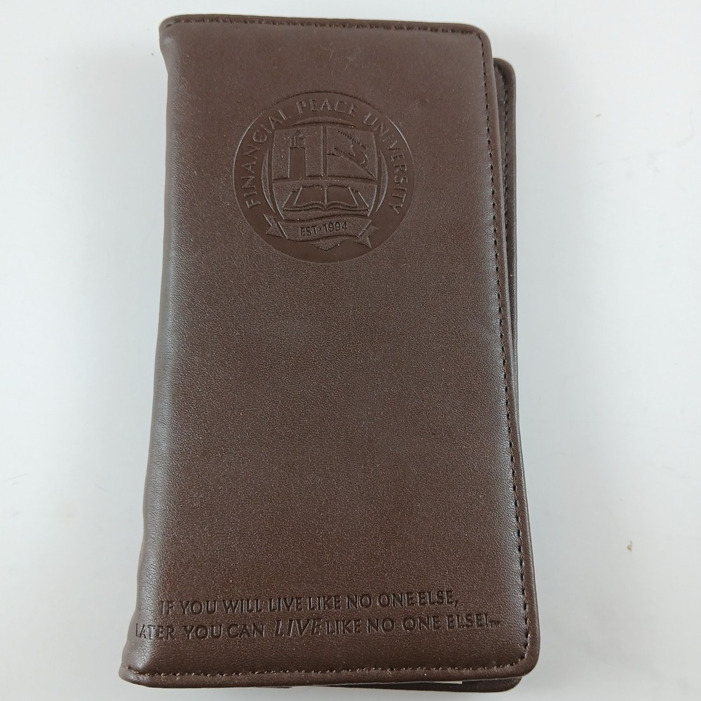 Dave Ramsey Financial Peace University Starter Envelope System Brown Wallet